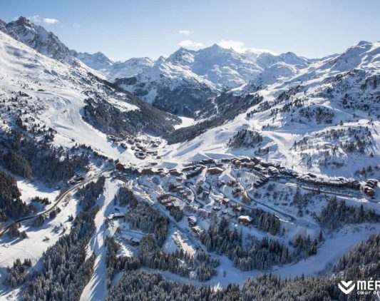 Vue sur les montagnes à Méribel-Monttaret