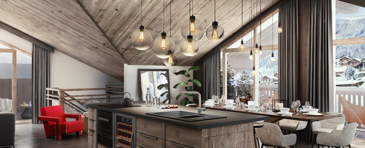 Les Terrasses de la Vanoise - Perspective intérieur