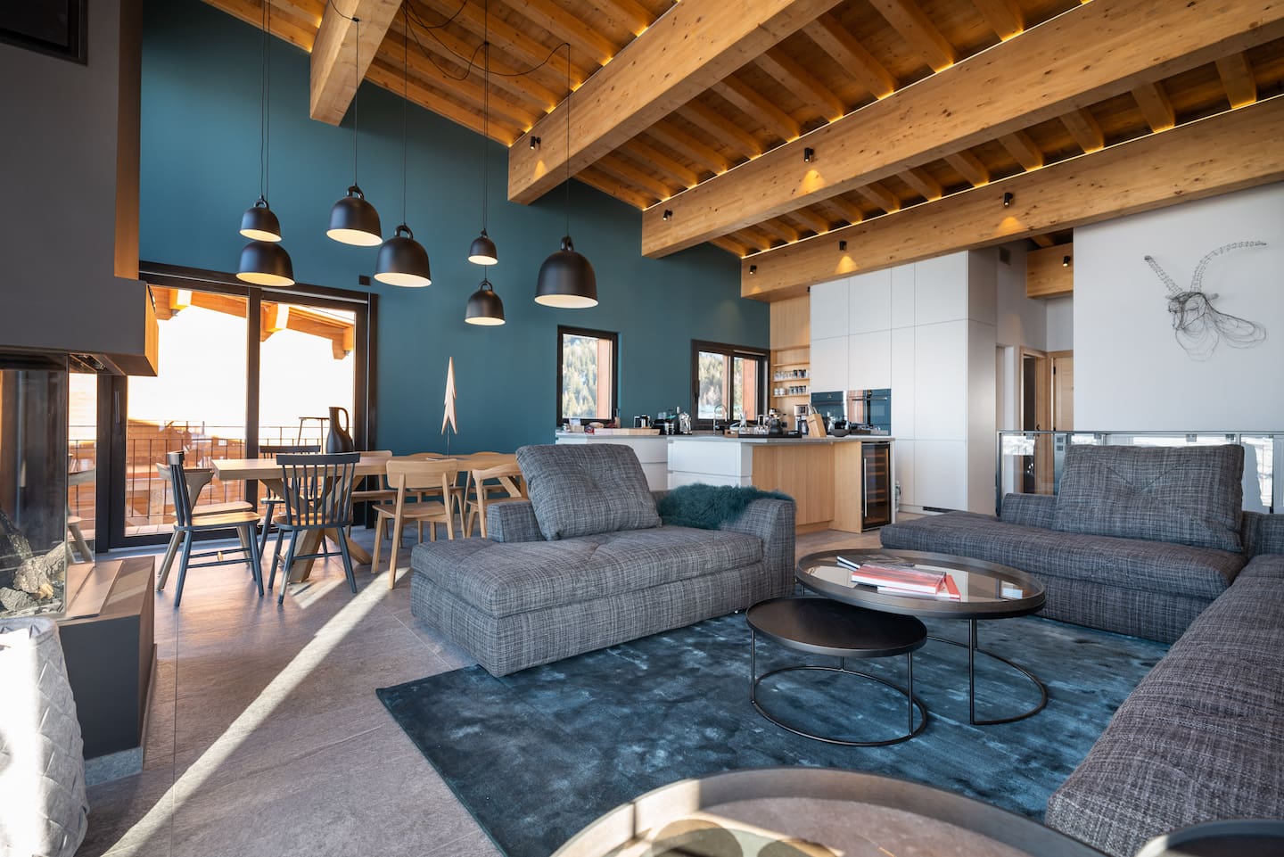 Chalet Osarcs - Séjour - Mille 8- Arc 1800