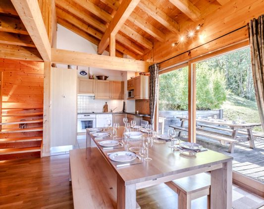 Chalet Myrtilles - Cuisine - location vacances - le grand bornand